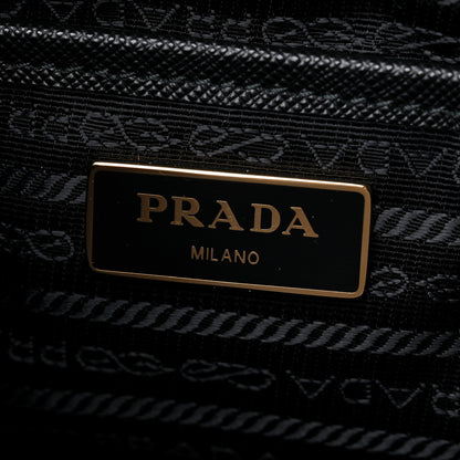 Prada Tessuto Nylon Saffiano Vela Quilted Backpack Black 6 of 8