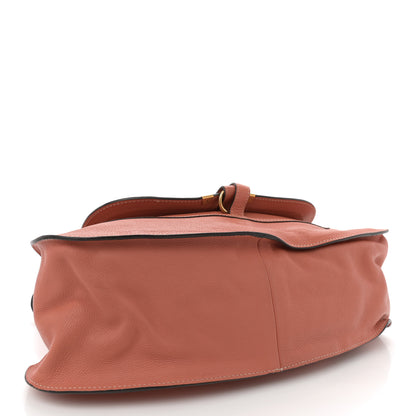 Chloe Calfskin Large Marcie Satchel Coral 4 of 12