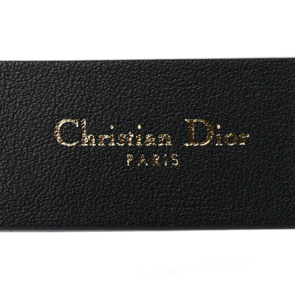 Christian Dior Calfskin Crystal 30 Montaigne Belt 80 32 Black 3 of 5