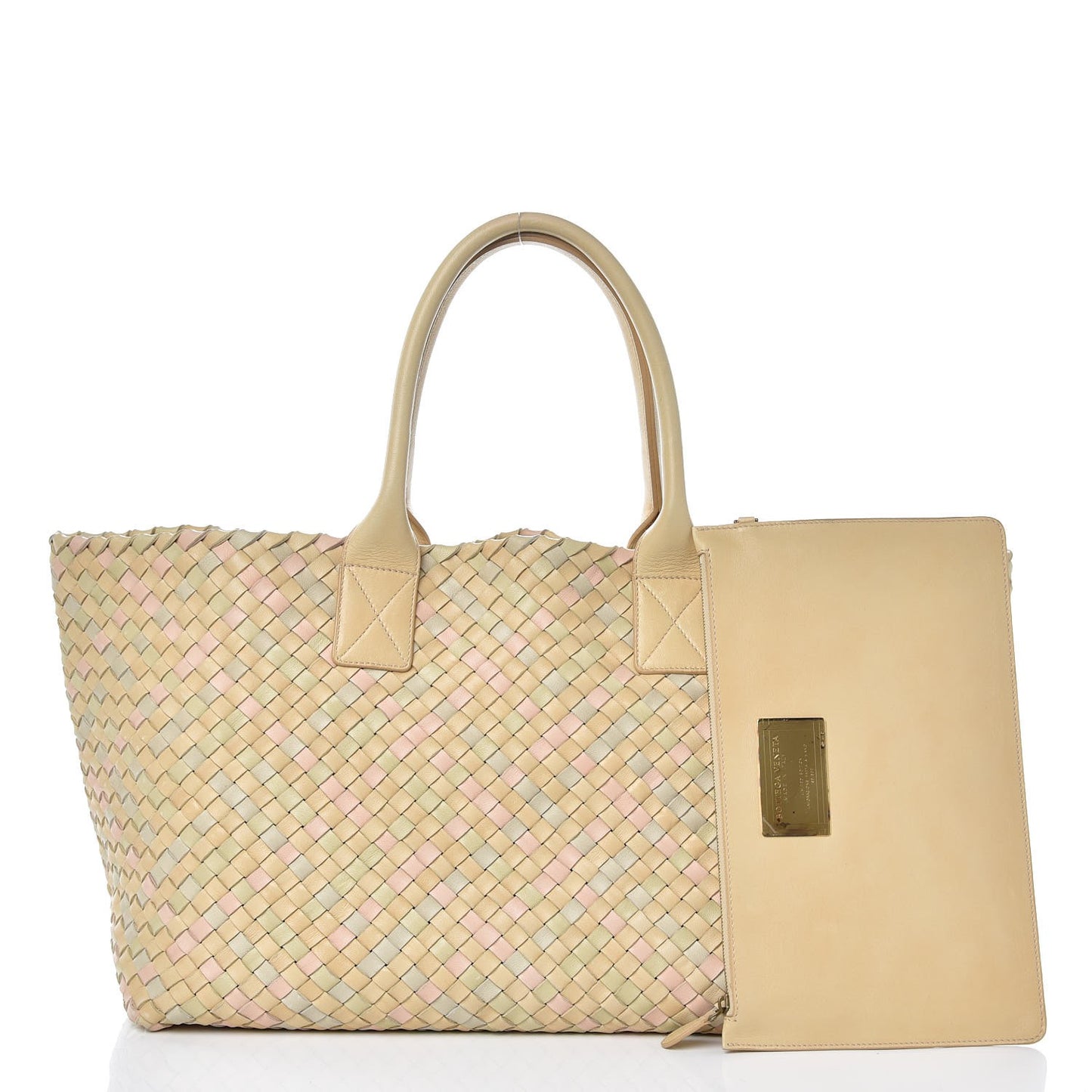 Nappa Intrecciato Medium Cabat Multicolor