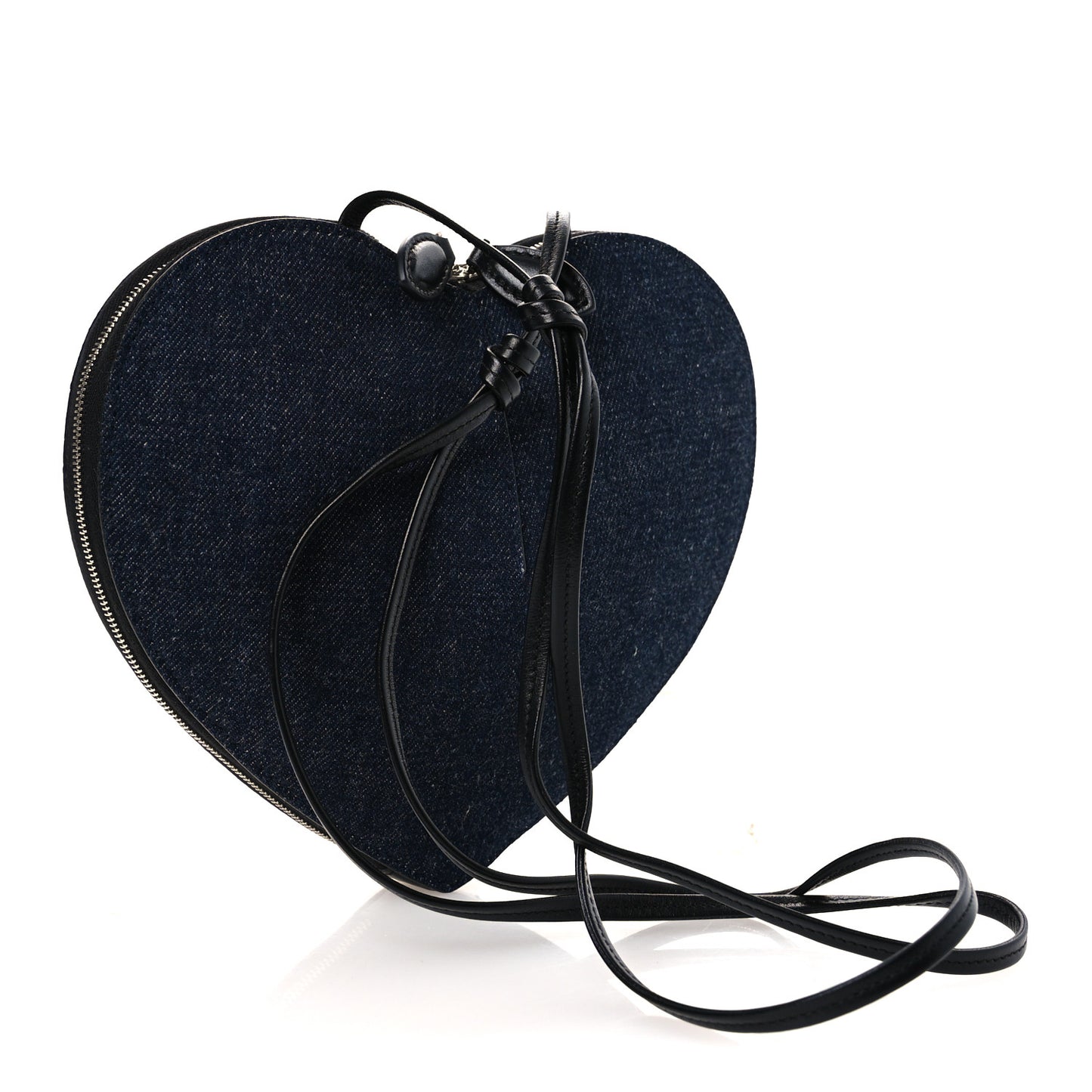 Denim Calfskin Le Coeur Bag Blue