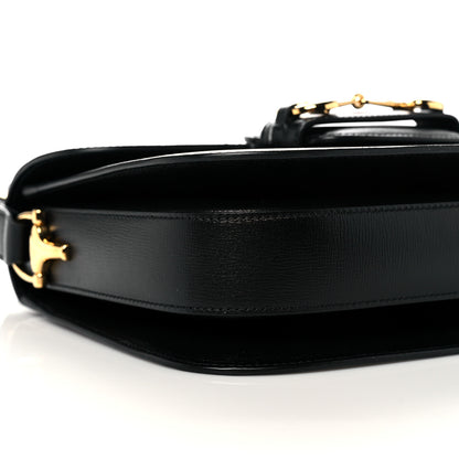 Gucci Azalea Calfskin Horsebit 1955 Shoulder Bag Black 9 of 13