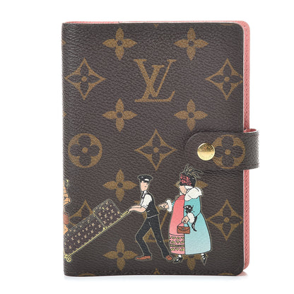 Louis Vuitton Monogram Illustre Small Ring Agenda Rose 1 of 10