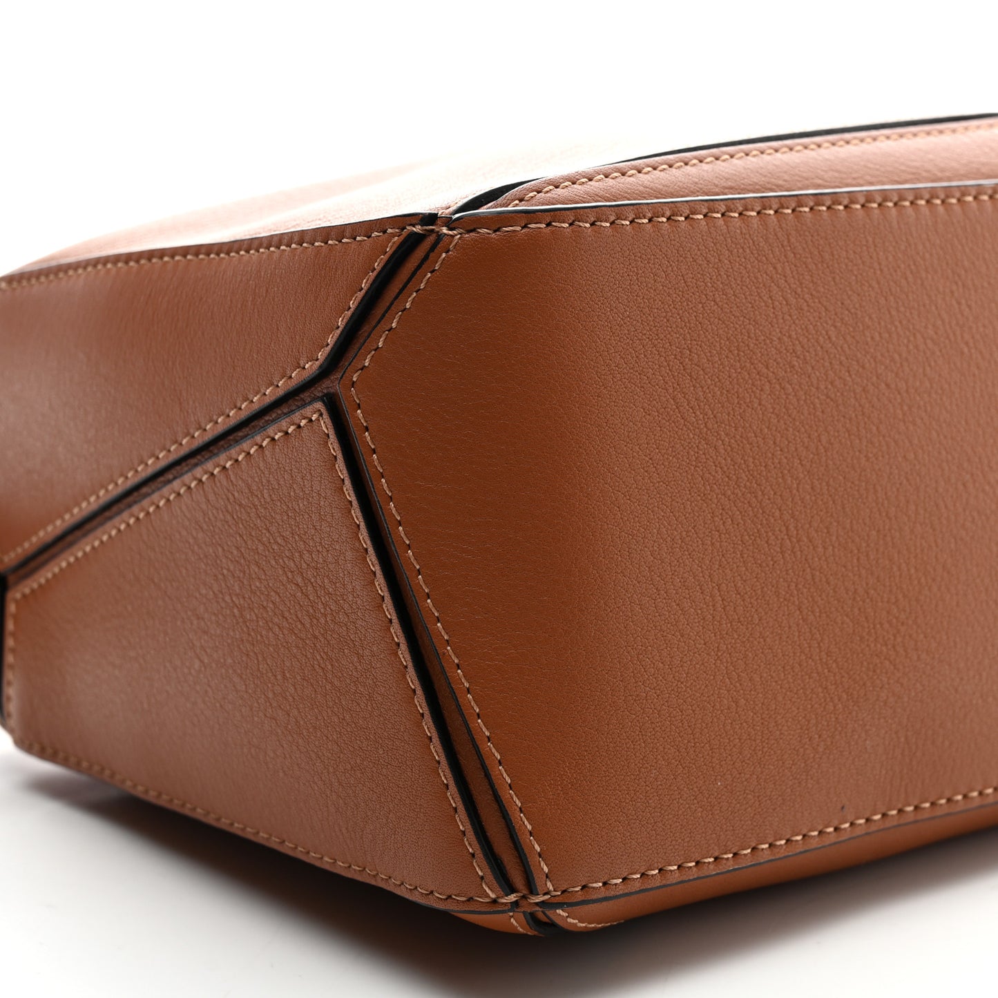 Calfskin Small Puzzle Bag Light Caramel