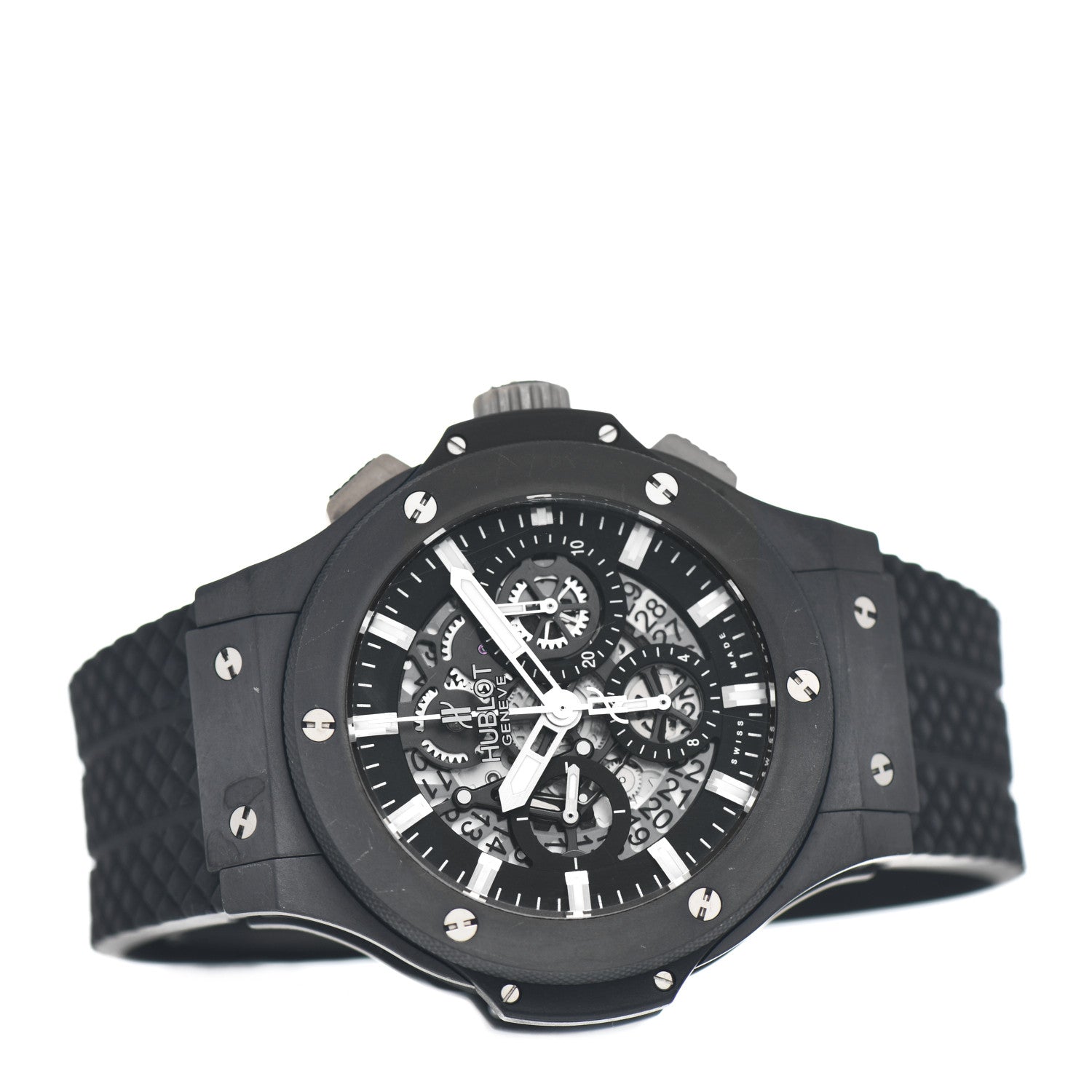 Hublot Ceramic Rubber 44mm Big Bang AeroBang Black Magic Automatic Watch Black 311.CI.1170.GR 2 of 5