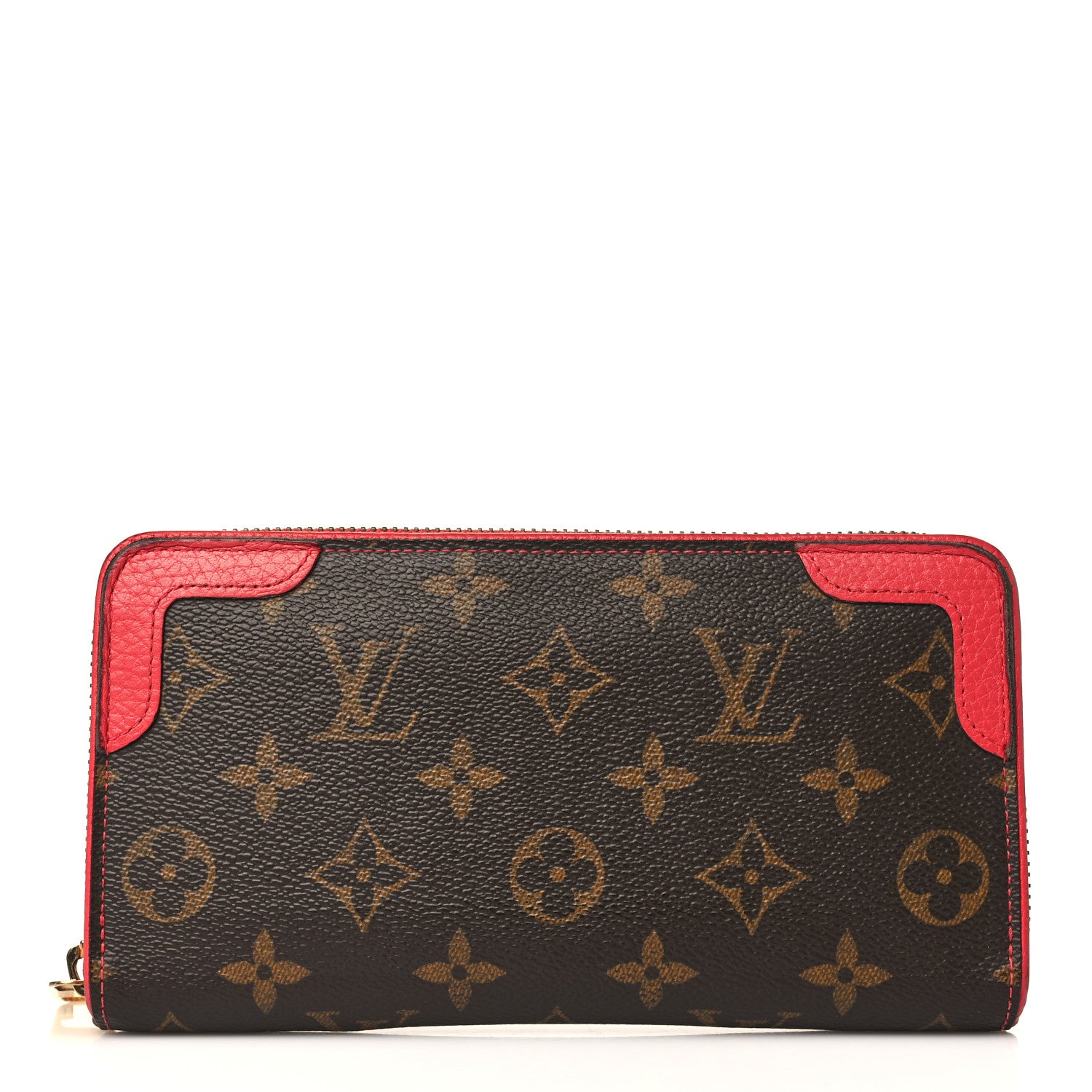 Louis Vuitton Monogram Retiro Zippy Wallet Cherry 1 of 11