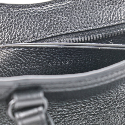 Balenciaga Grained Calfskin Neo Classic Black Hardware Nano City Crossbody Black 7 of 9