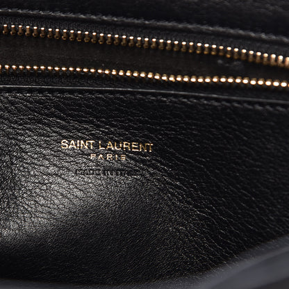 Saint Laurent Smooth Calfskin Small Monogram Cabas Black 6 of 15