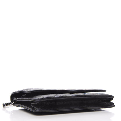 Chanel Caviar Quilted Wallet On Chain WOC Black 4 of 12