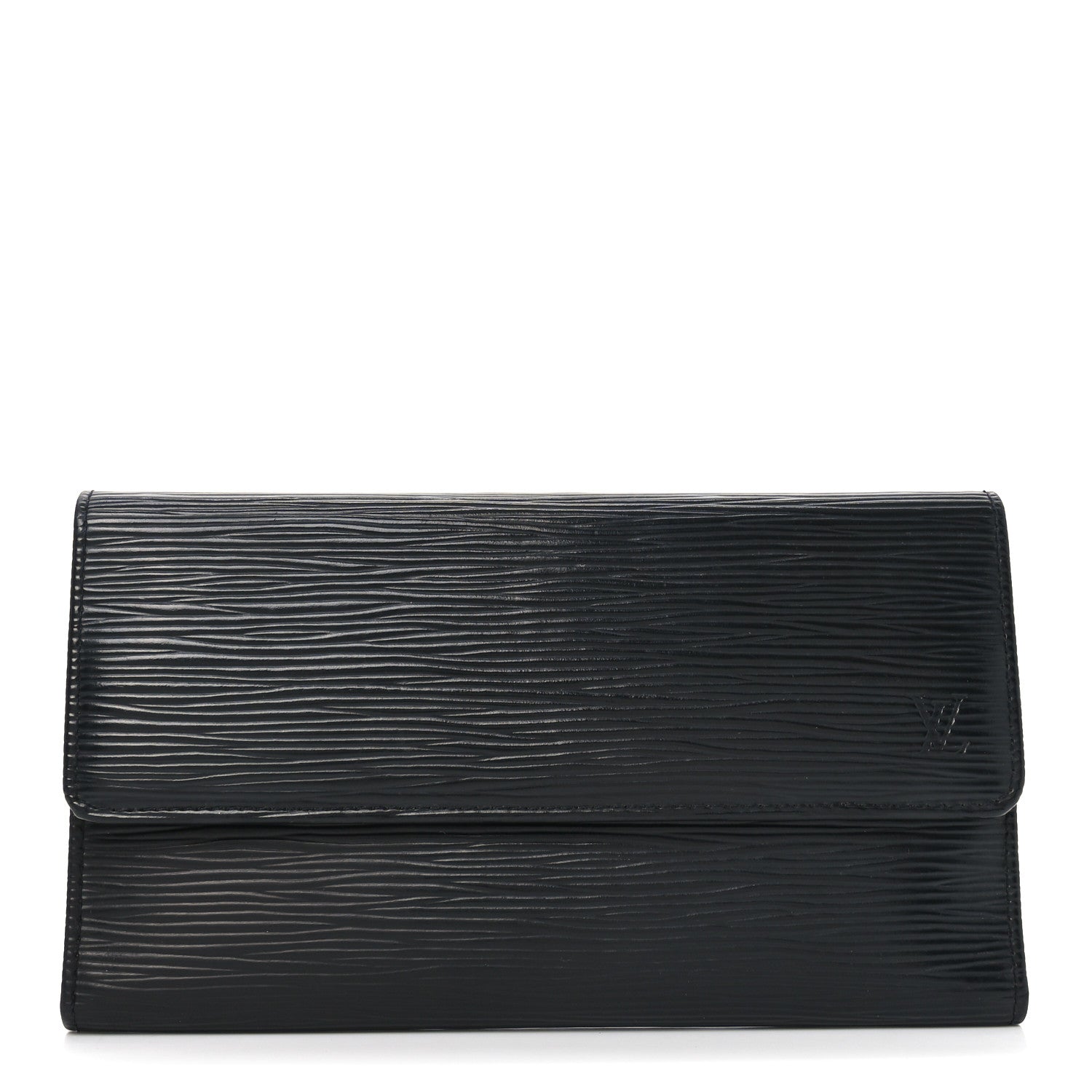 Louis Vuitton Epi Porte Tresor International Wallet Black 1 of 6