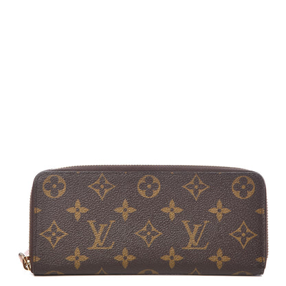Louis Vuitton Monogram Clemence Wallet Rose Ballerine 1 of 7