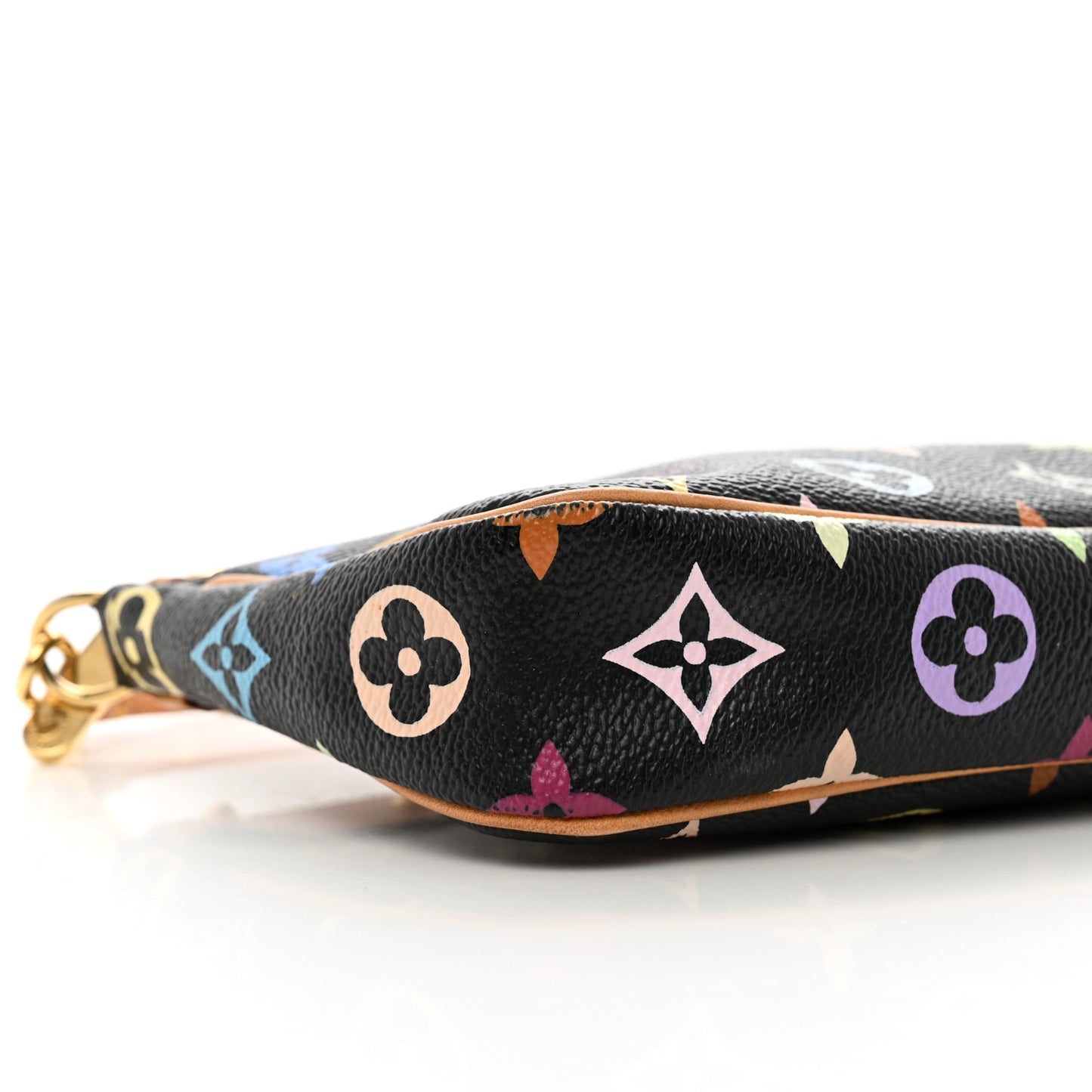 Monogram Multicolor Pochette Accessories Black