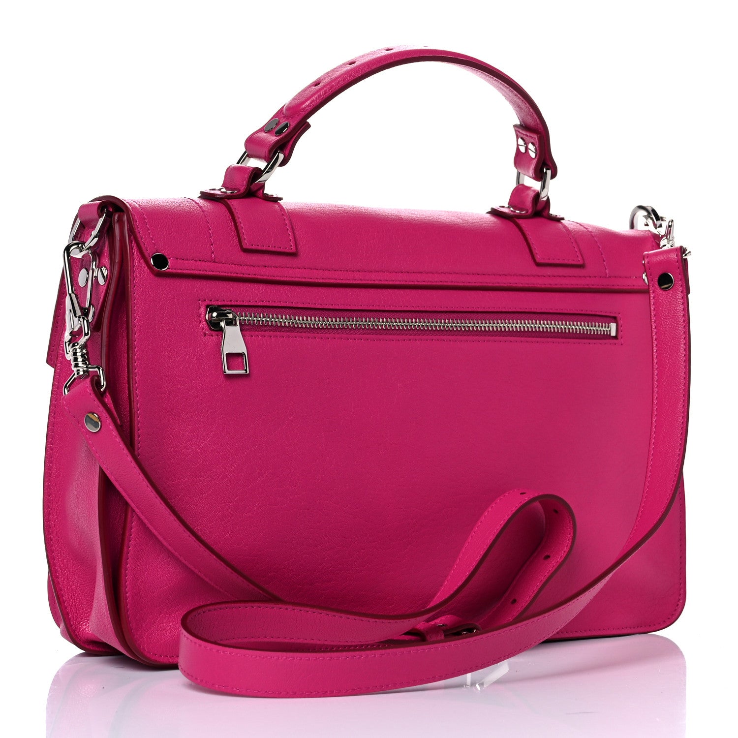 Proenza Schouler Lambskin Medium PS1 Satchel Fleur de Lys 3 of 10
