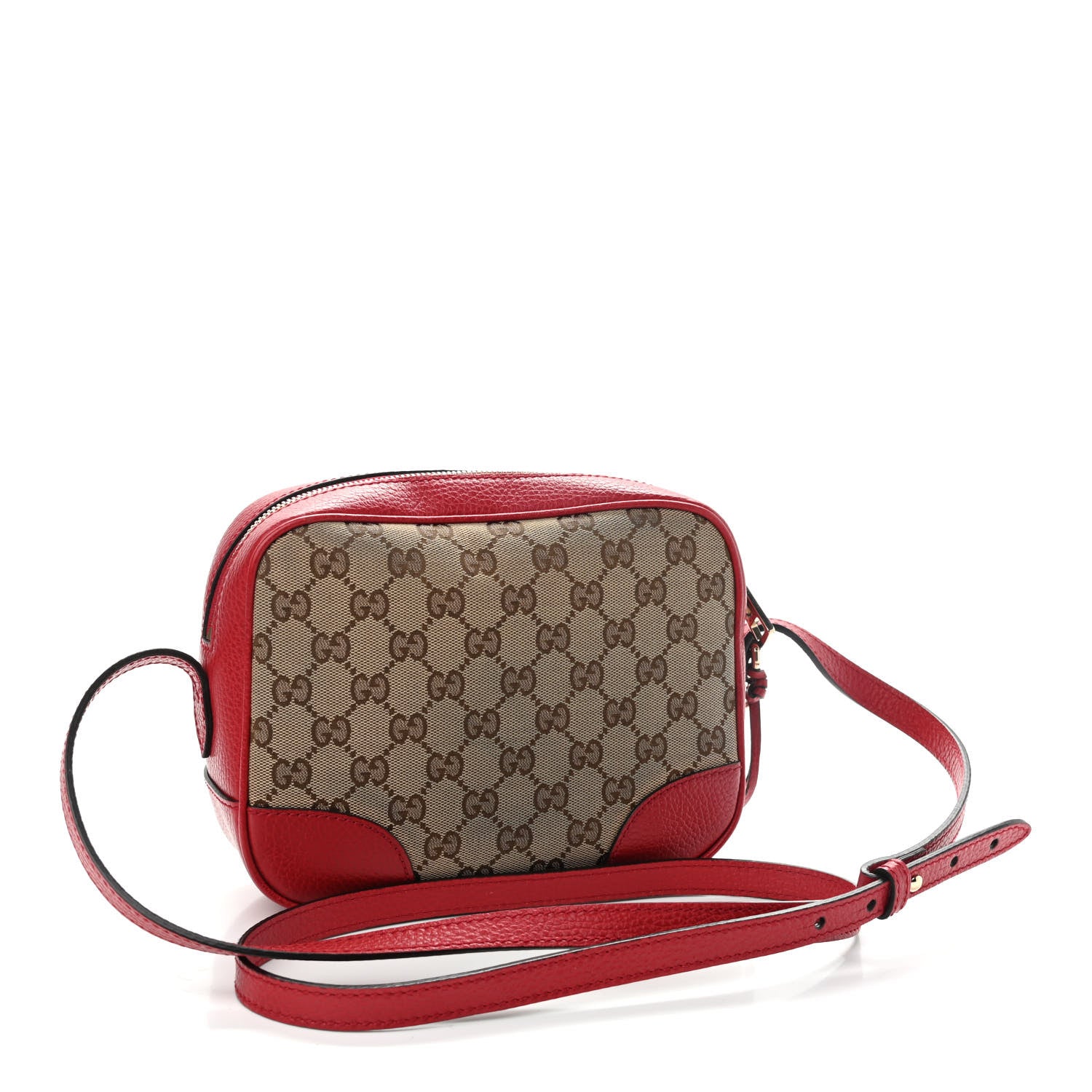 Gucci Monogram Mini Bree Messenger Bag Red 3 of 14
