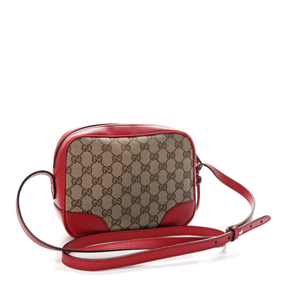 Gucci Monogram Mini Bree Messenger Bag Red 3 of 14