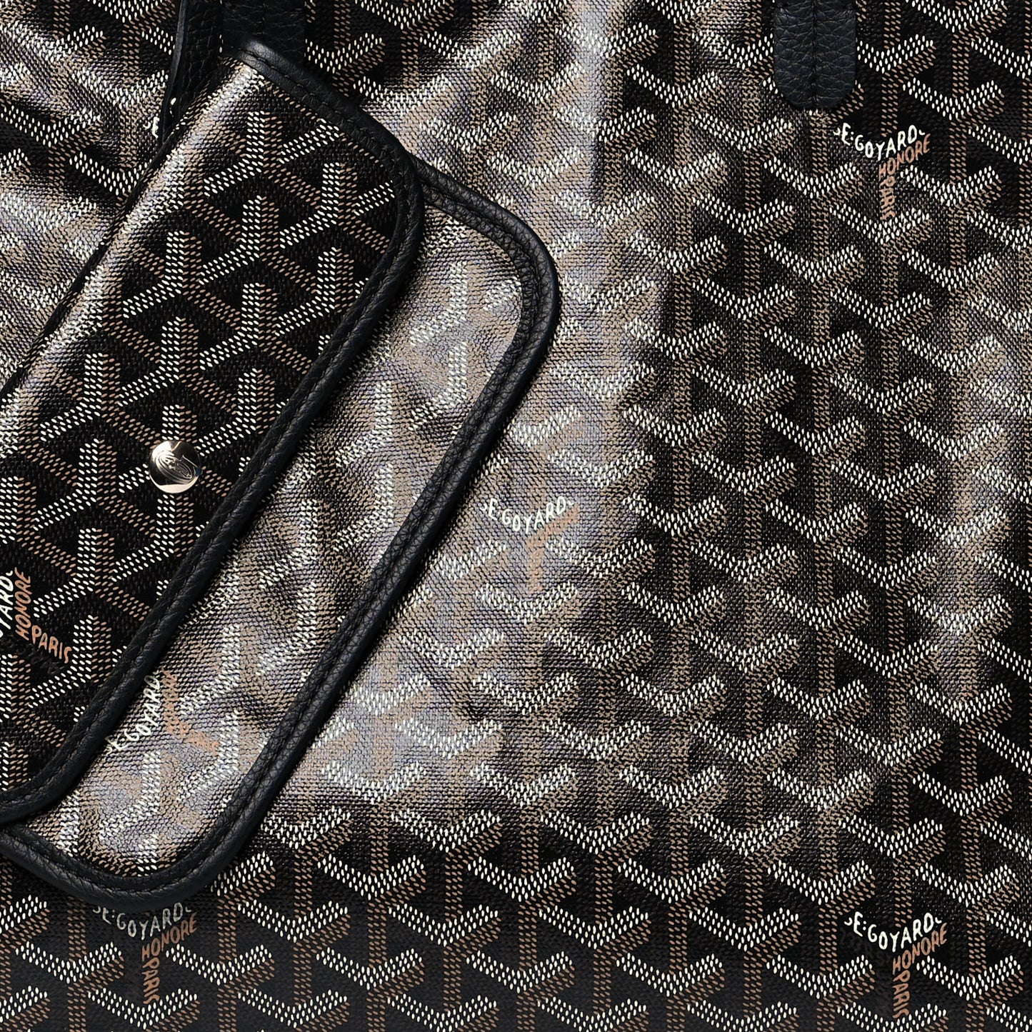Goyardine Sac Hardy Pet Carrier PM Black