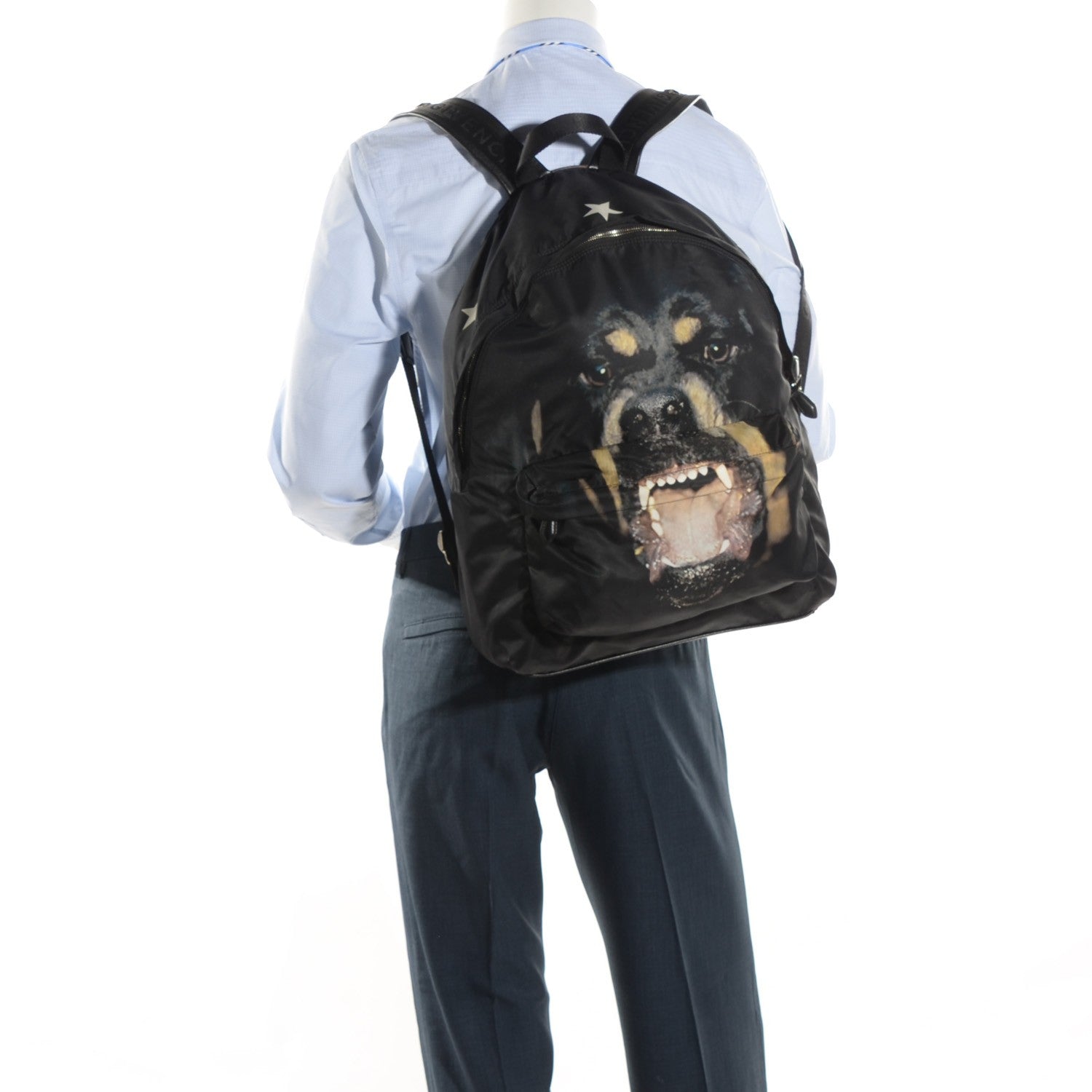 Givenchy Nylon Rottweiler Print Backpack Black 2 of 7