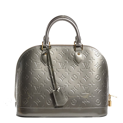 Louis Vuitton Vernis Alma PM Gris Art Deco 1 of 7