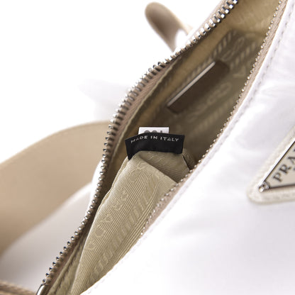 Prada Nylon Re-Edition 2005 Shoulder Bag White 7 of 11
