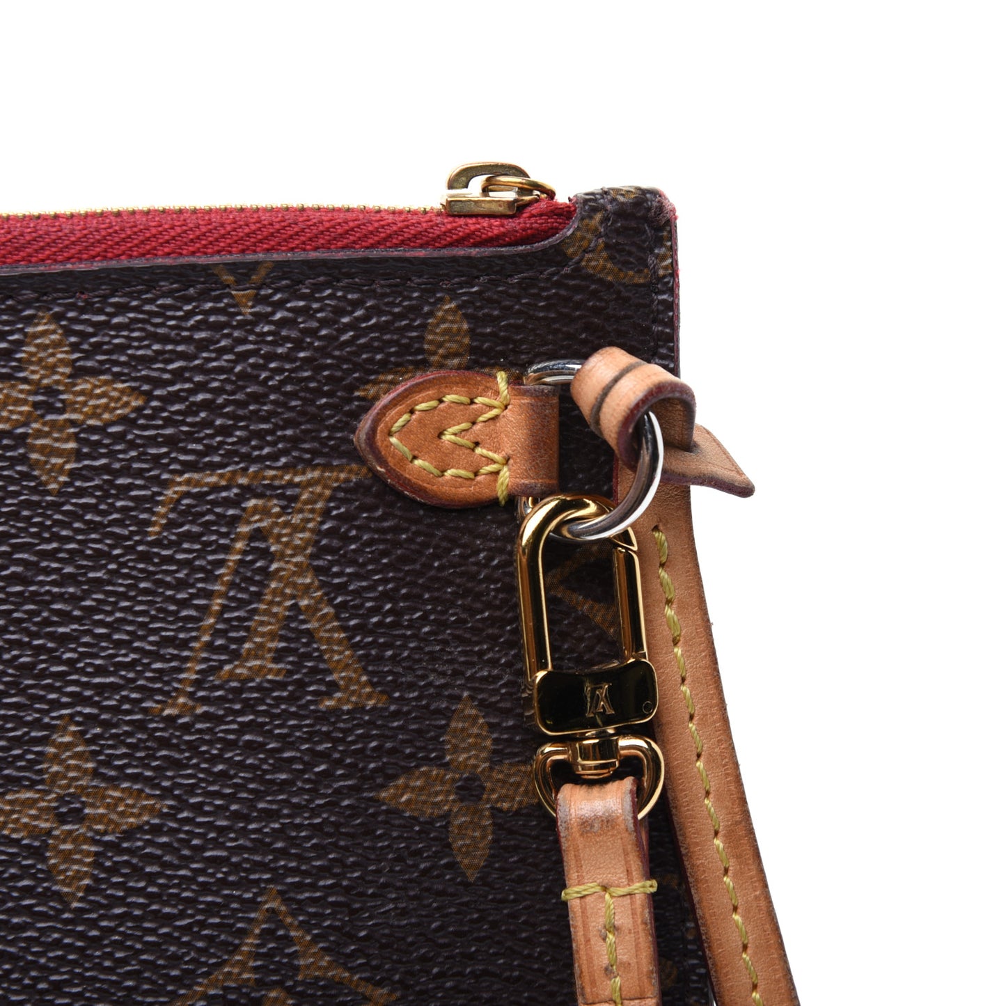Monogram Neverfull MM GM Pochette Cherry