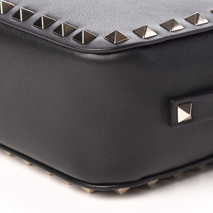 Valentino Garavani Calfskin Rockstud Camera Crossbody Bag Black 8 of 9