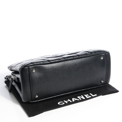 Chanel Caviar CC Timeless Tote Black 4 of 7