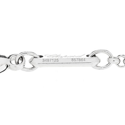 Chopard 18K White Gold Diamond Happy Diamonds Hamsa Bracelet 4 of 5