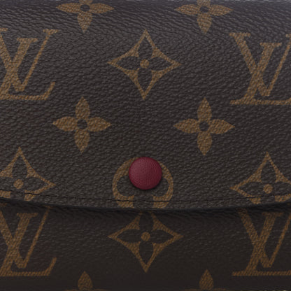 Louis Vuitton Monogram Emilie Wallet Fuchsia 7 of 8