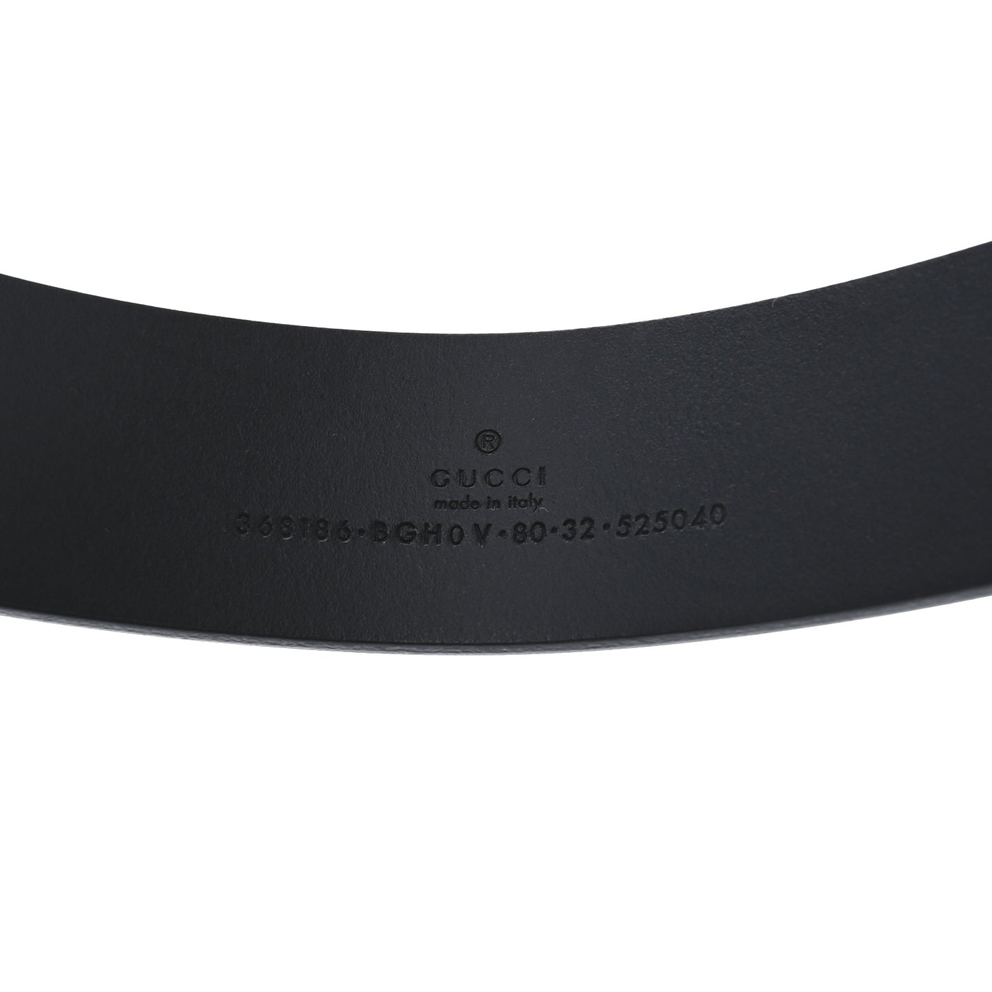 Selleria Calfskin Monochrome Interlocking G 37mm Belt 80 32 Black