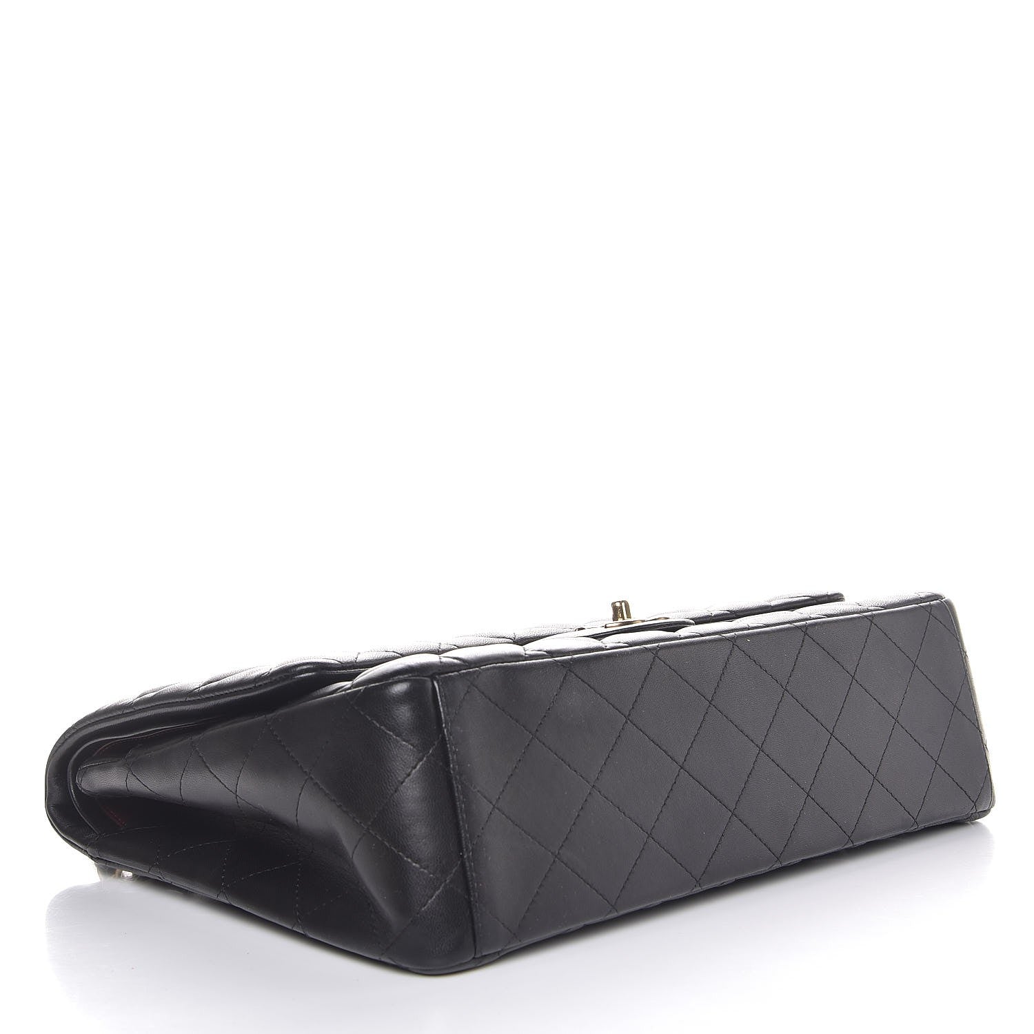 Chanel Lambskin Quilted Maxi Double Flap Black 4 of 7