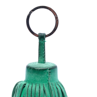 Hermes Lambskin Carmen Tassel Key Holder Menthe 5 of 5