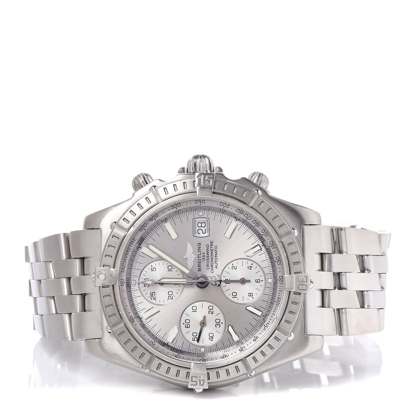 Stainless Steel 43mm Windrider Crosswind Racing Automatic Watch A13355