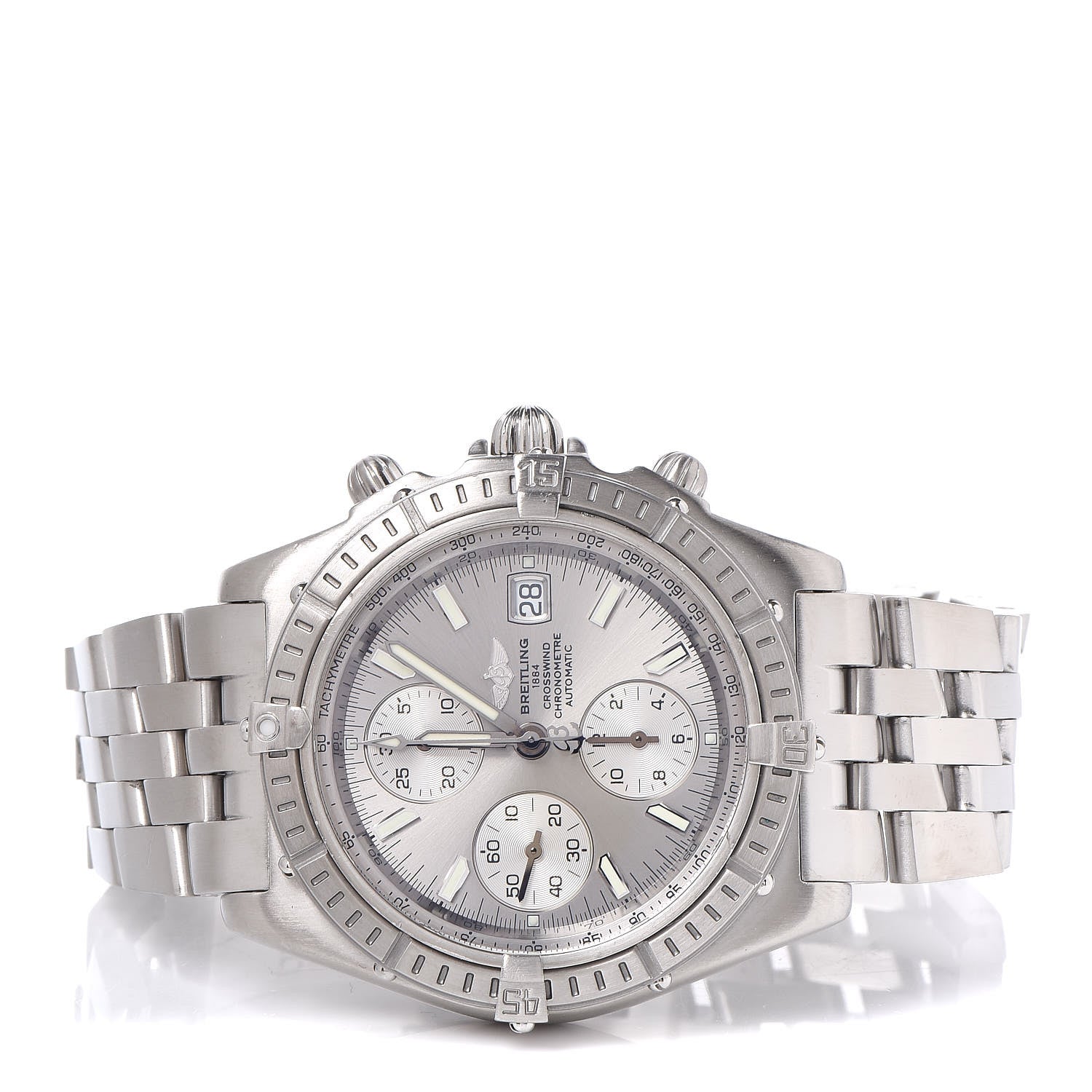 Breitling Stainless Steel 43mm Windrider Crosswind Racing Automatic Watch A13355 3 of 7