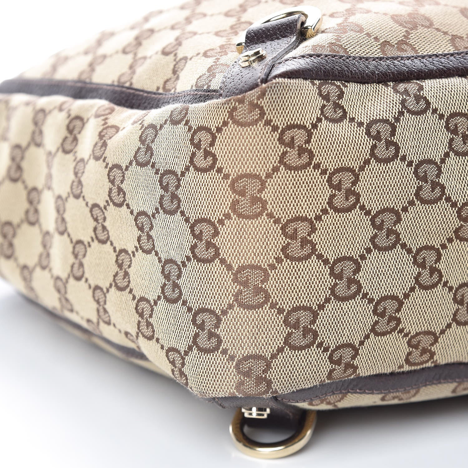 Gucci Monogram Large Abbey Tote Dark Brown 5 of 11
