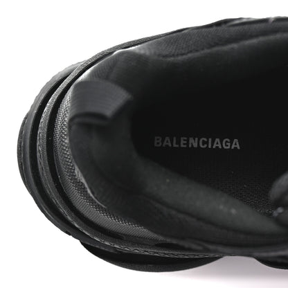 Balenciaga Fabric Mesh Womens Triple S Sneakers 36 Black 8 of 10