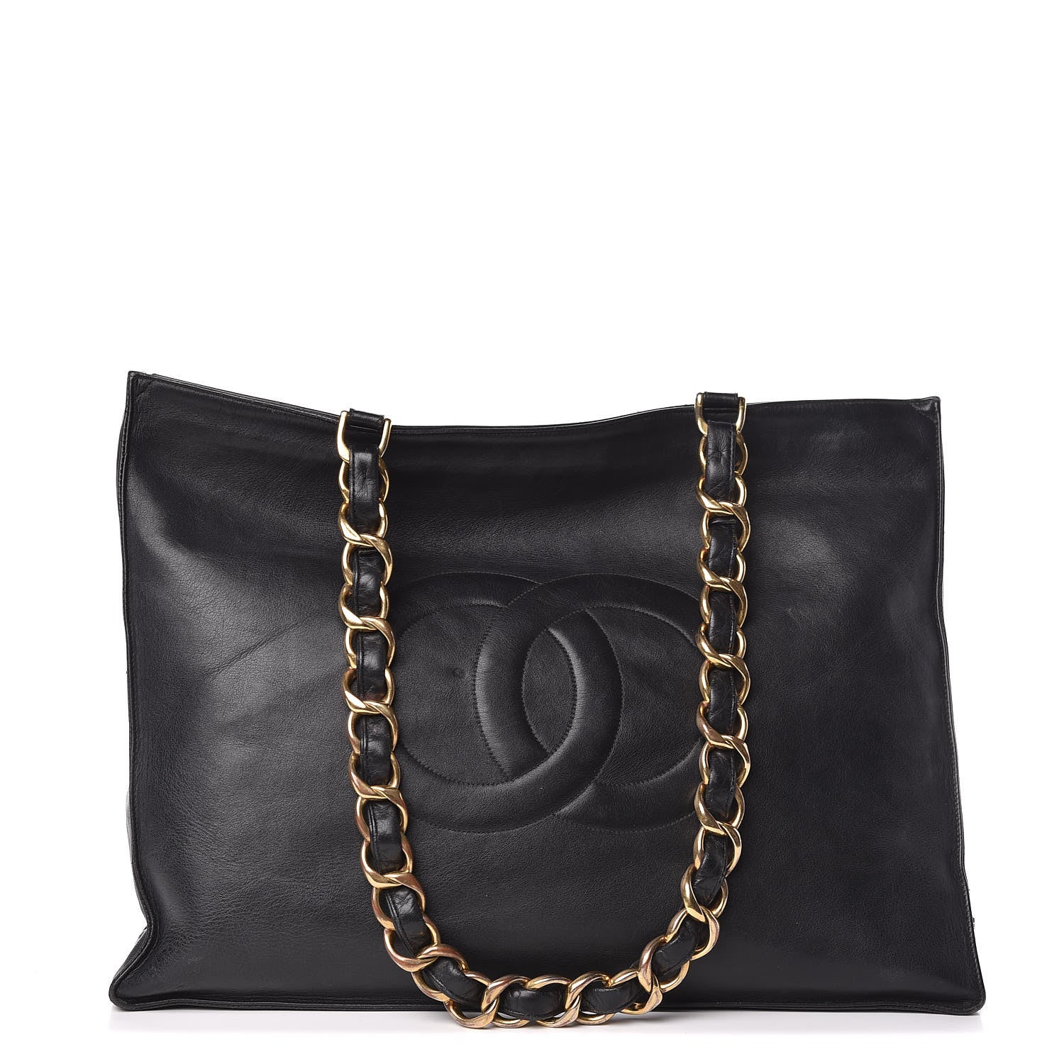 Chanel Lambskin CC Tote Black 1 of 24