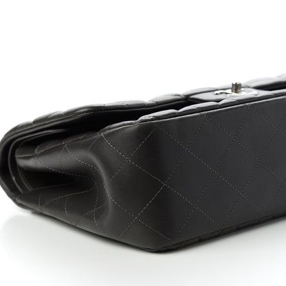 Chanel Lambskin Quilted Jumbo Double Flap Black 6 of 10