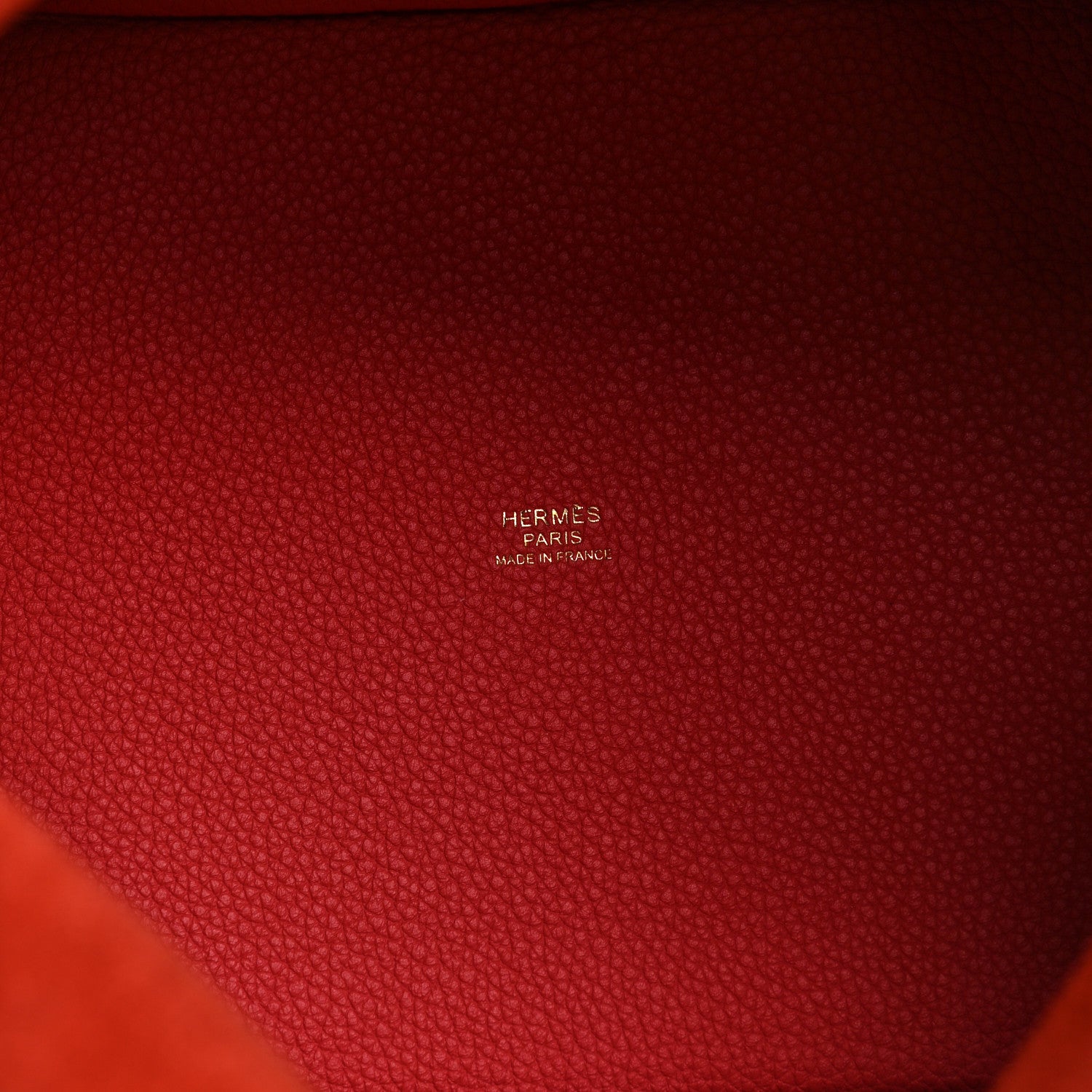 Hermes Taurillon Clemence Picotin Lock 22 MM Rouge de Coeur 5 of 9