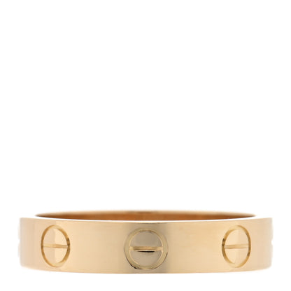 Cartier 18K Yellow Gold 3.5mm LOVE Wedding Band Ring 48 4.5 3 of 6