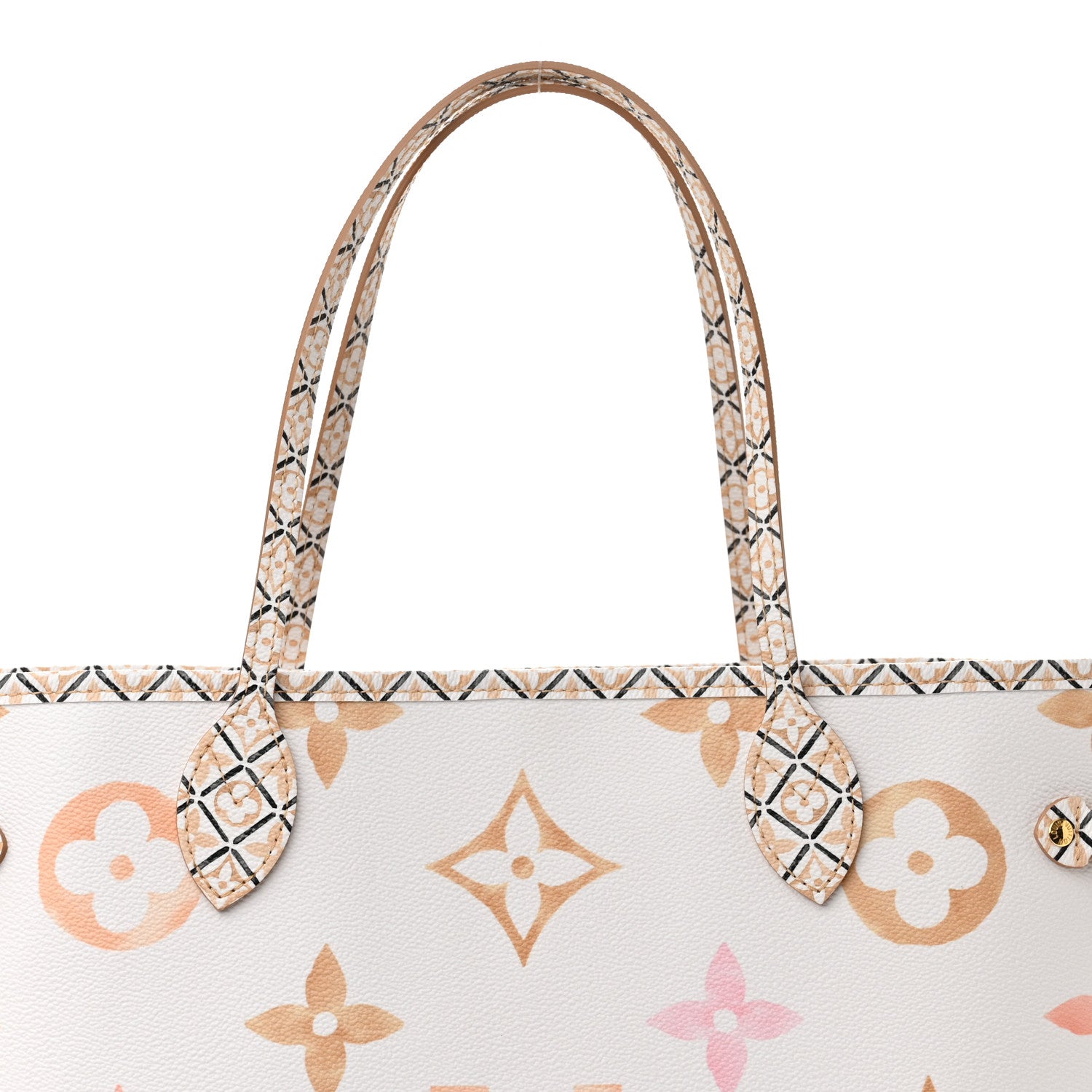 Louis Vuitton Monogram Giant By The Pool 2.0 Neverfull MM Beige 9 of 11