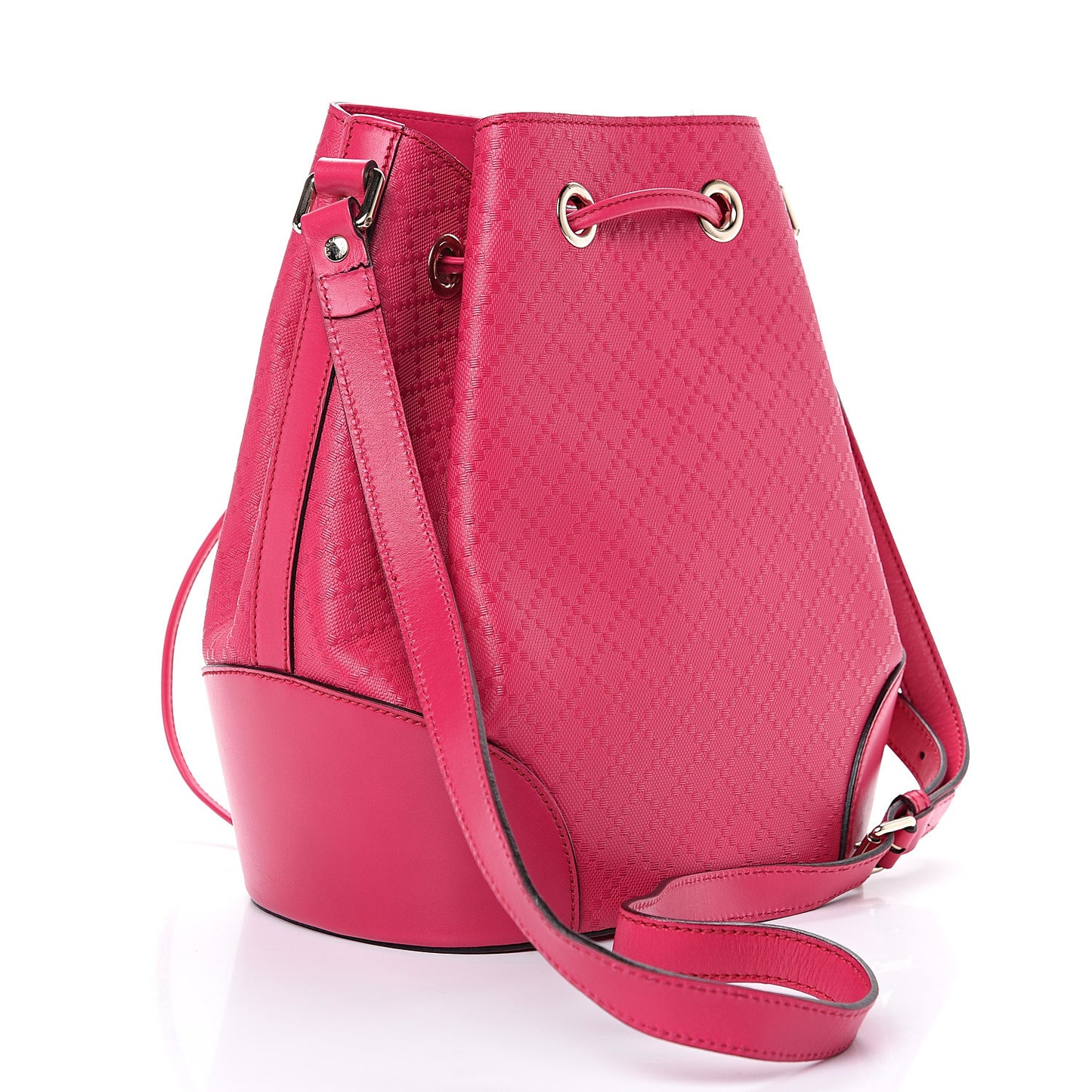 Bright Diamante Medium Bucket Bag Blossom