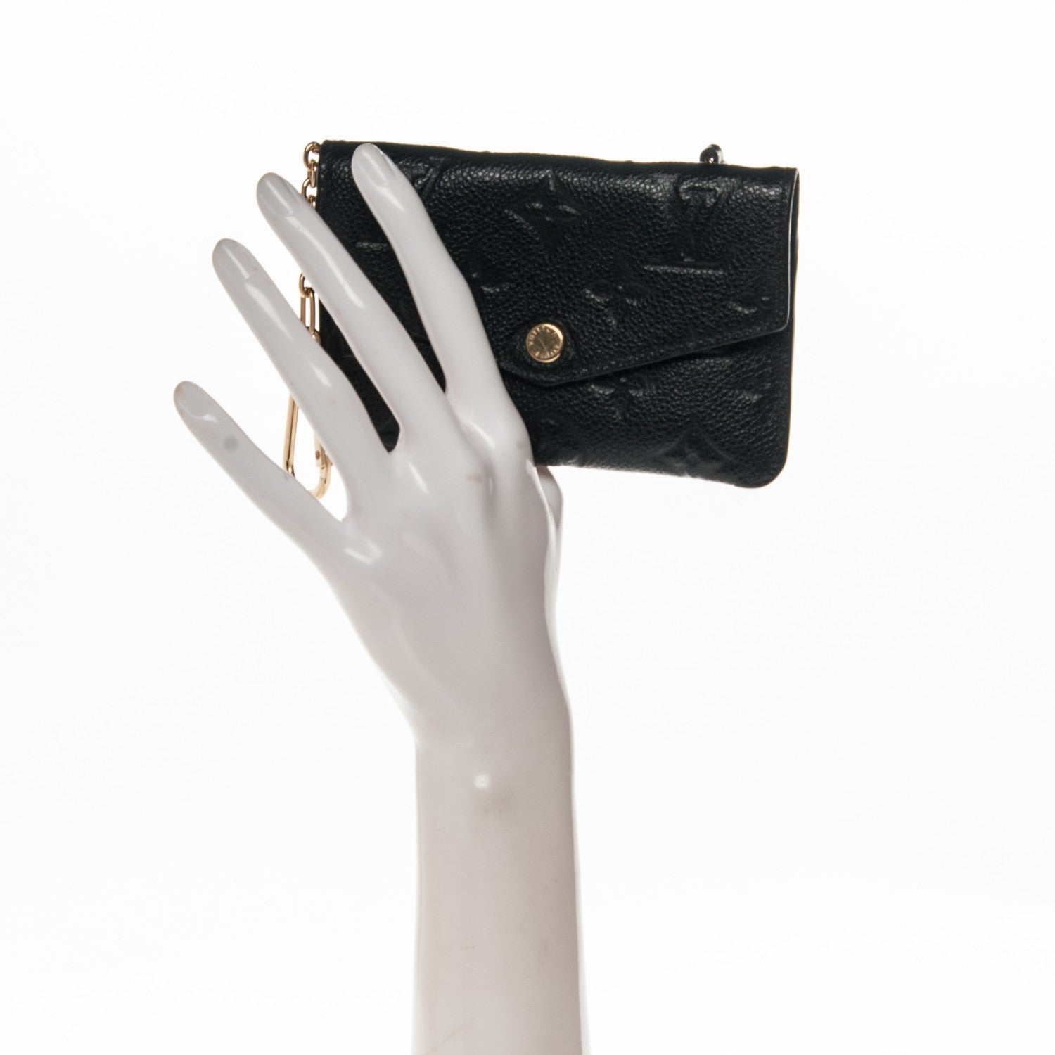 Louis Vuitton Empreinte Key Pouch Black 2 of 7