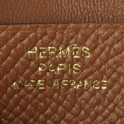 Hermes Epsom Mini Bearn Wallet Gold 6 of 8
