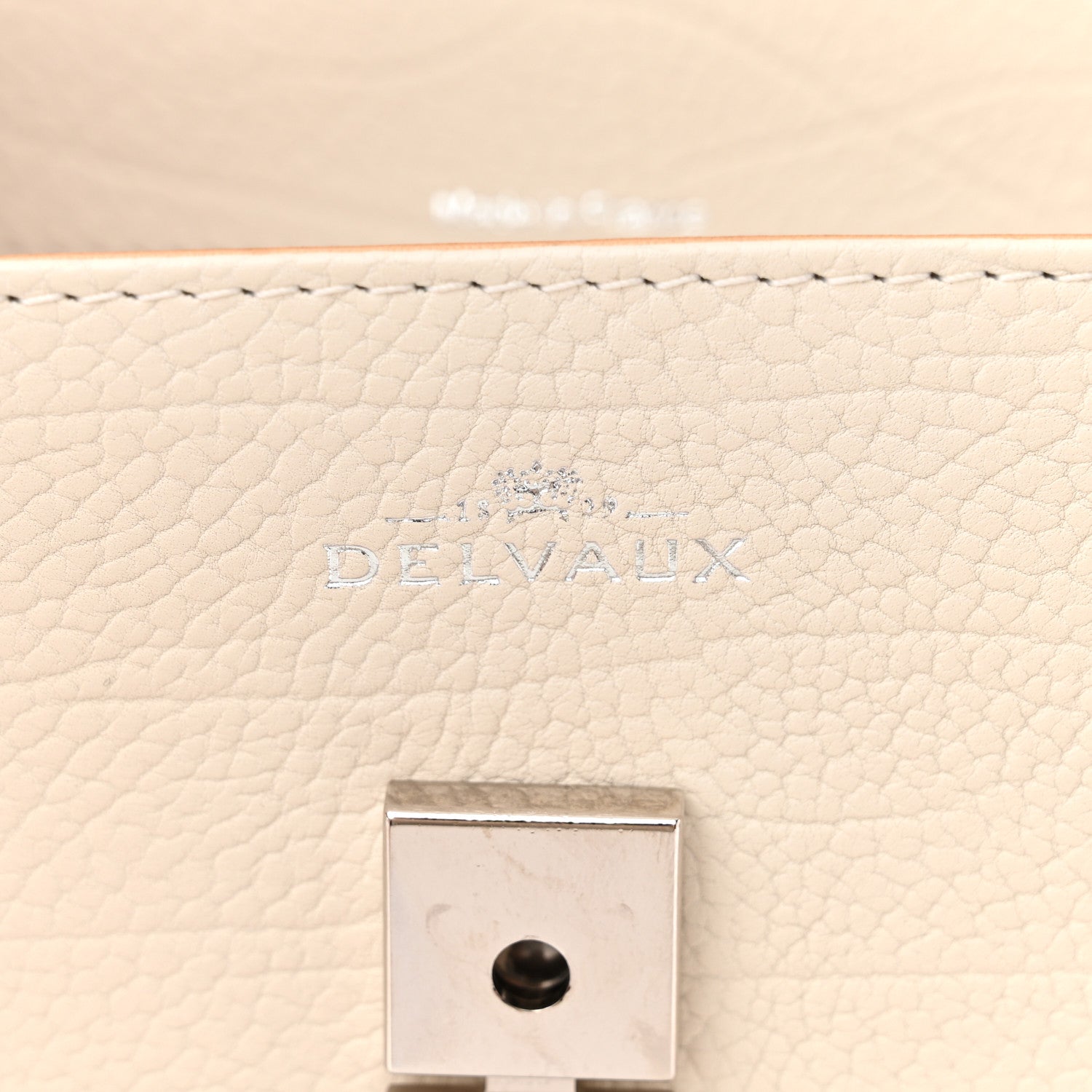 Delvaux Calfskin MM Tempete Satchel White 7 of 10