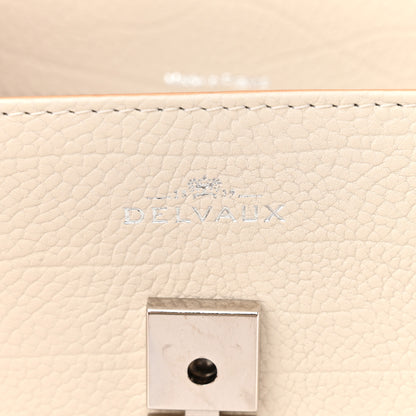 Delvaux Calfskin MM Tempete Satchel White 7 of 10