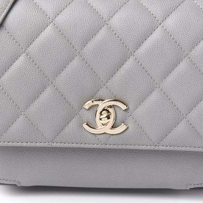 Chanel Caviar Quilted Medium Business Affinity Flap Grey 9 of 10