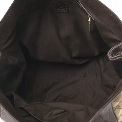 Gucci Monogram Medium Interlocking Icon Tote Dark Brown 4 of 11
