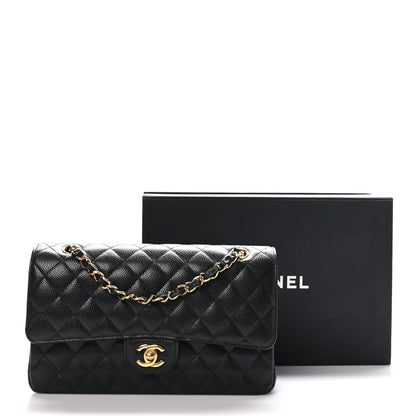 Chanel Caviar Quilted Medium Double Flap Black 11 of 11