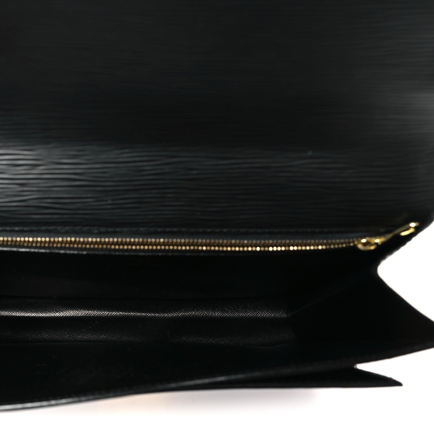 Louis Vuitton Epi Pochette Sellier Dragonne Clutch Black 5 of 11