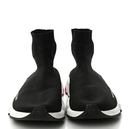 Balenciaga Technical 3D Knit Mens Speed Sneakers 44 Black Red 2 of 11